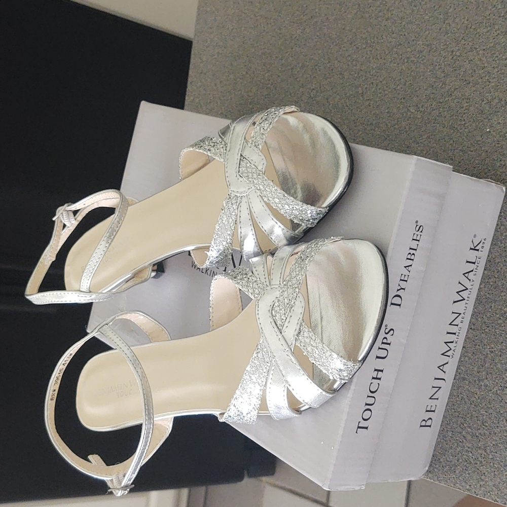 Silver Benjamin Walker Touch Up Jane shoes